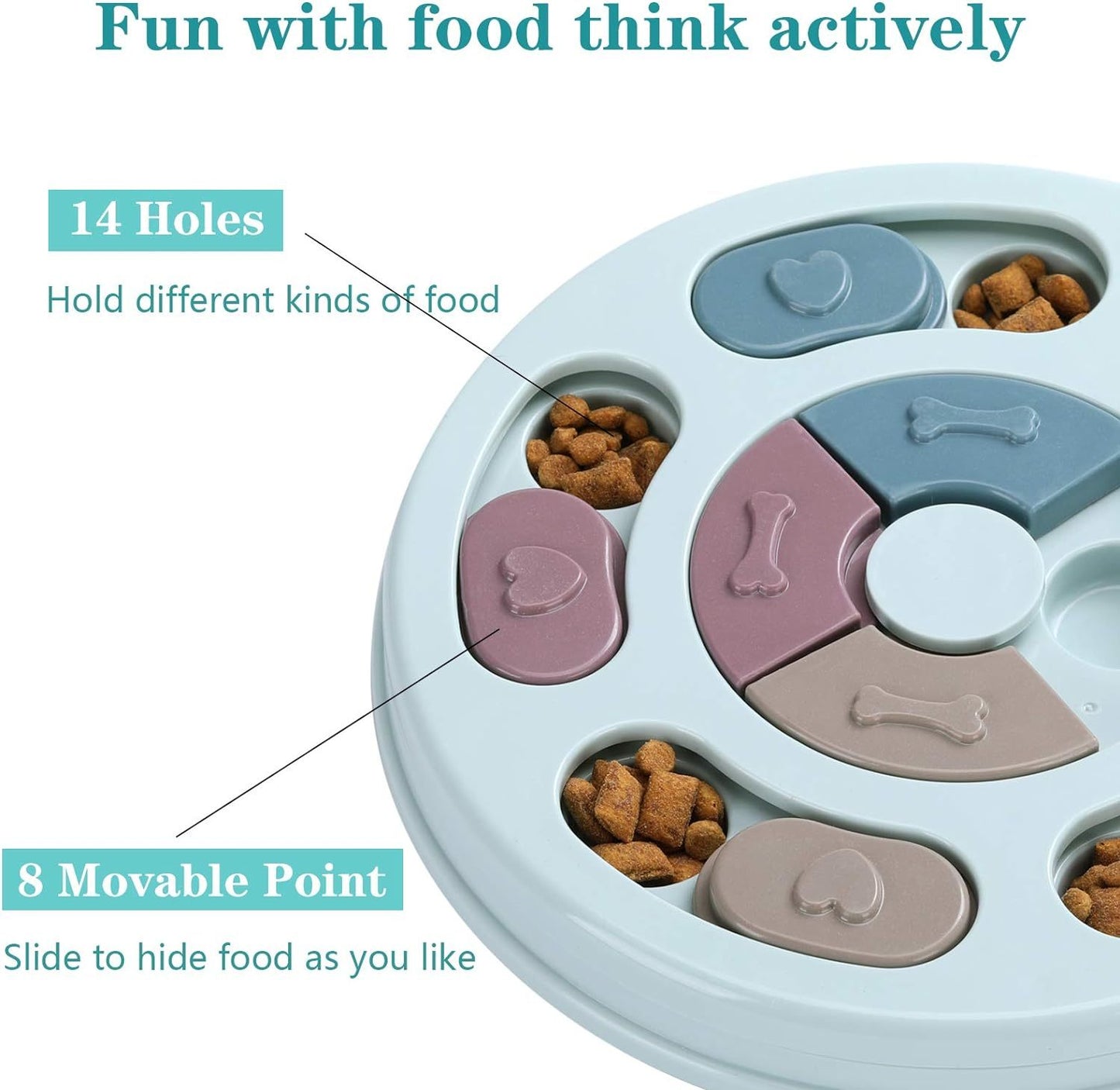 Enrichment Food Puzzle Feeder Toy
