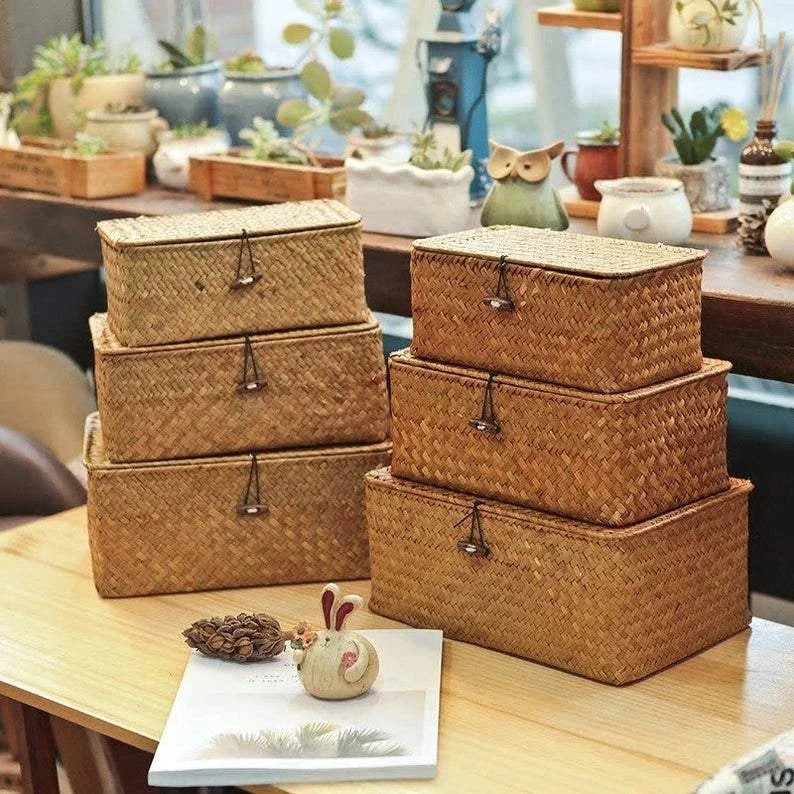 Straw Storage Basket