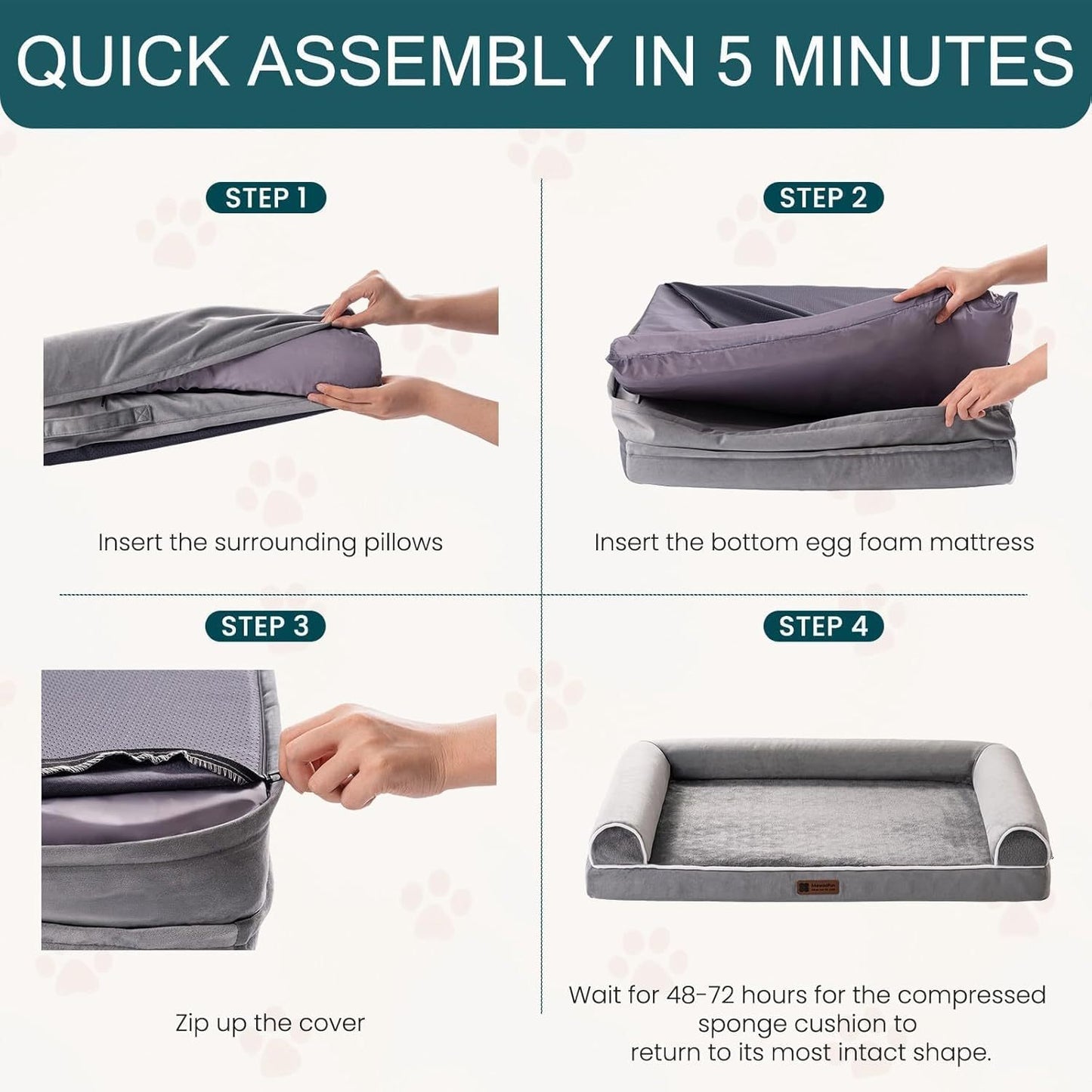 Orthopedic Pet Dog Bed