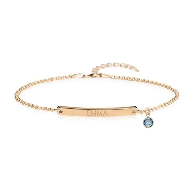 Personalized Custom Birthstone Bracelet