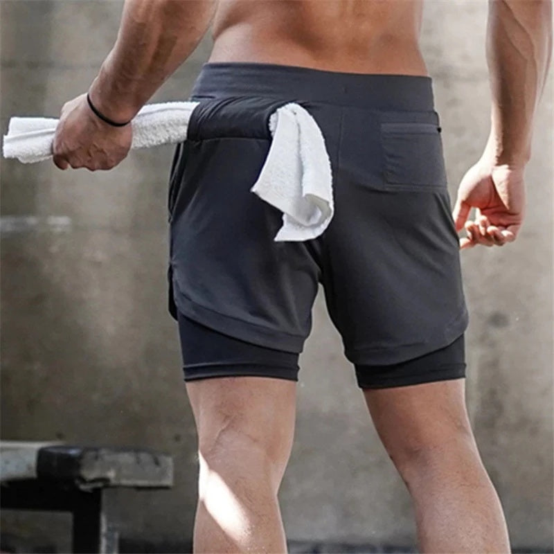 2-In-1 Double-Deck Quick Dry Shorts