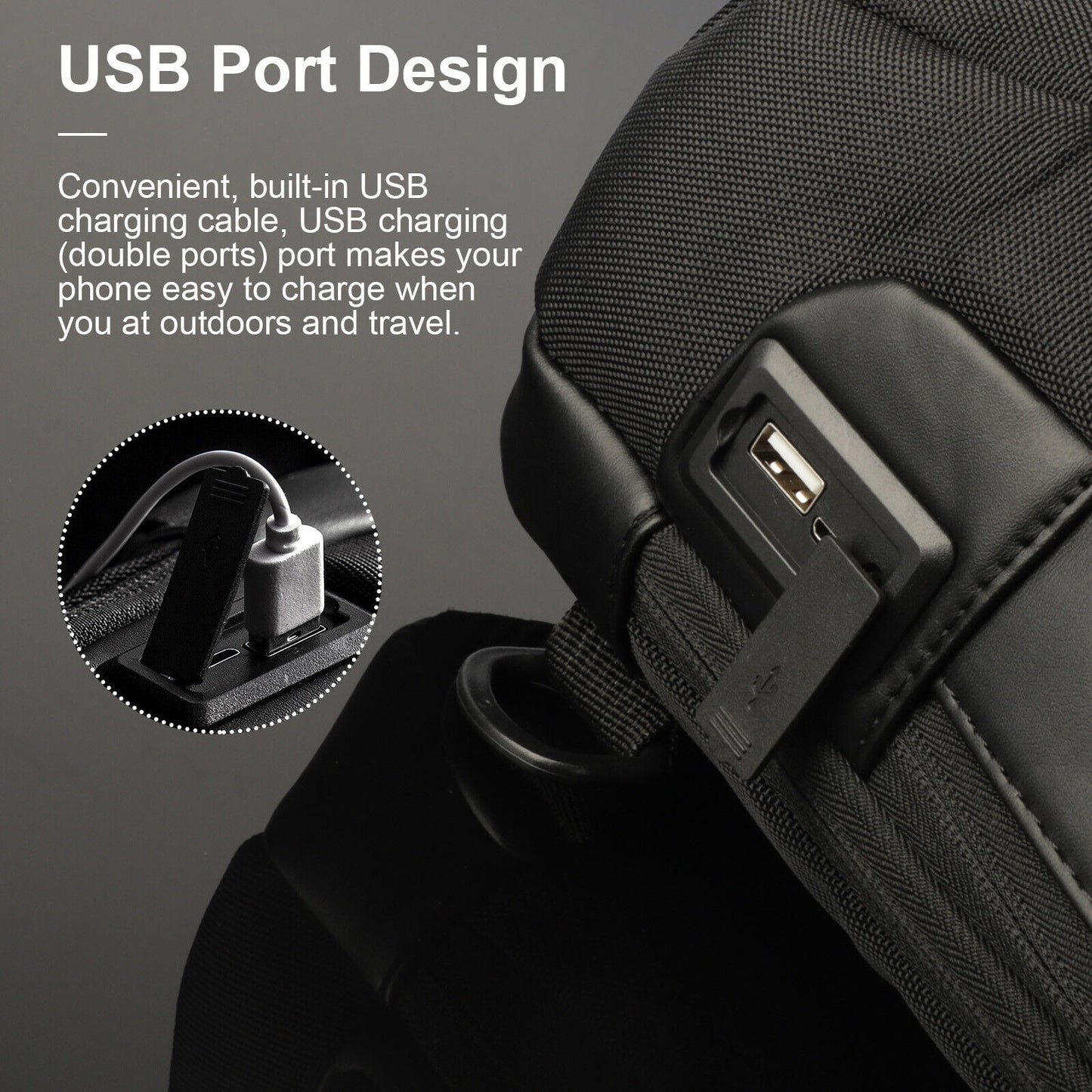 Multifunction Anti-theft Sling Chest Bag