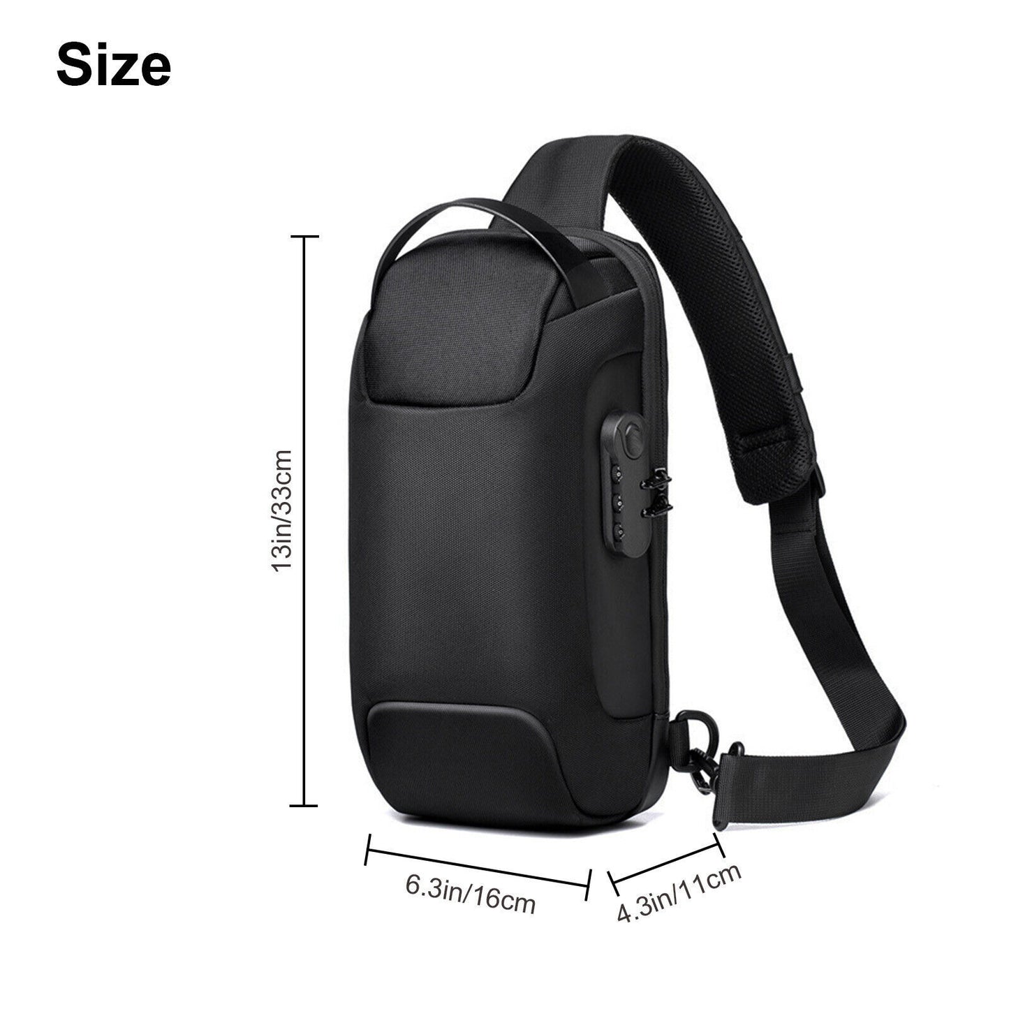 Multifunction Anti-theft Sling Chest Bag