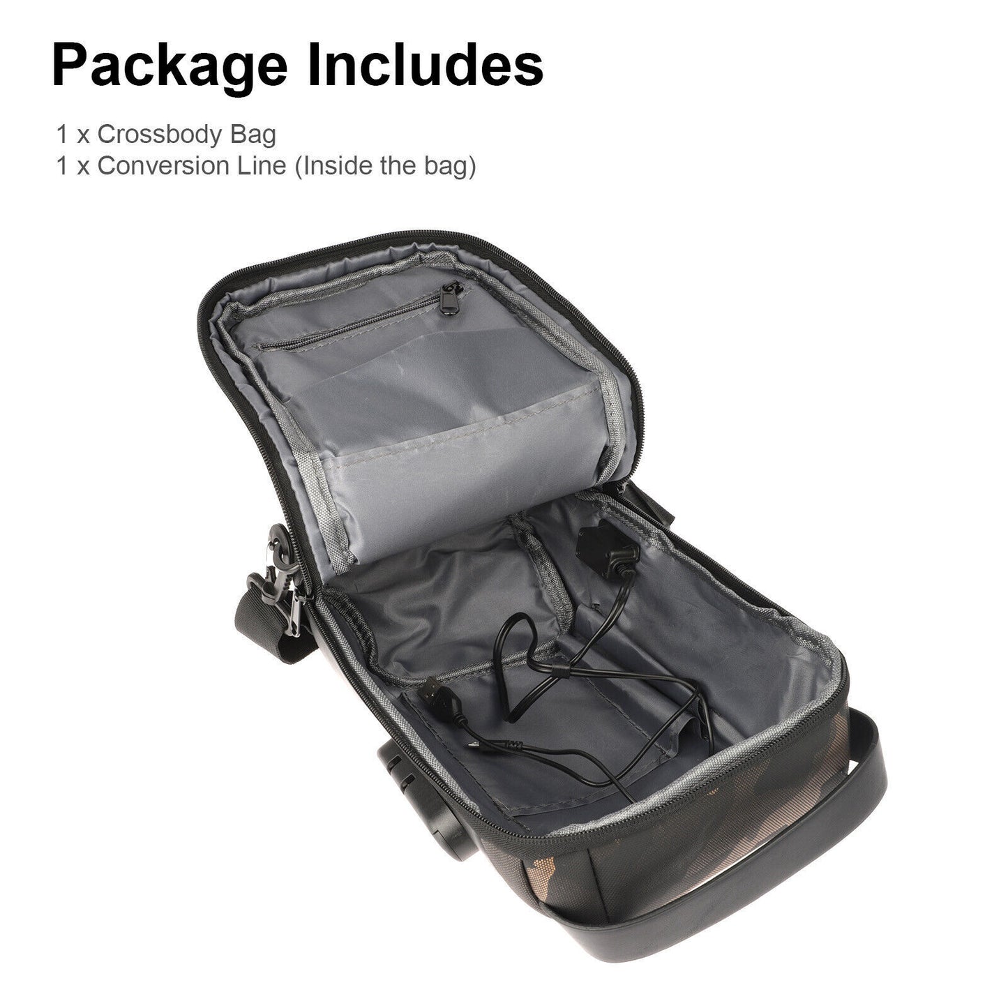 Multifunction Anti-theft Sling Chest Bag