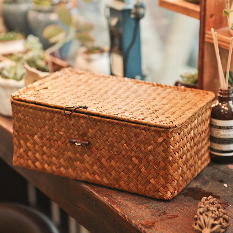 Straw Storage Basket