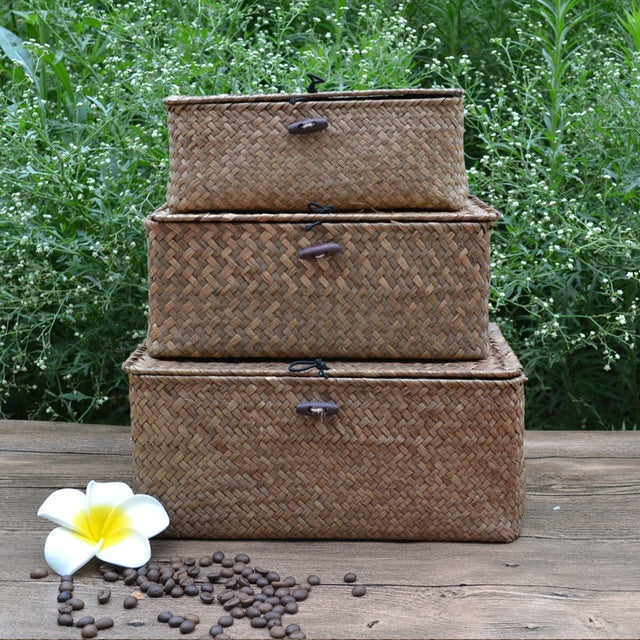 Straw Storage Basket