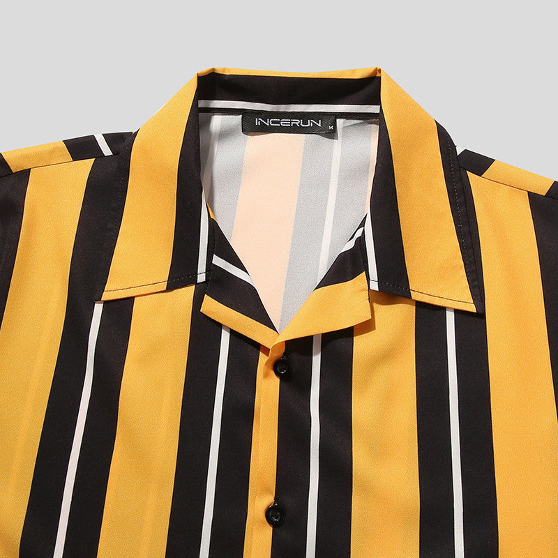 Streetwear Casual Men Shirt