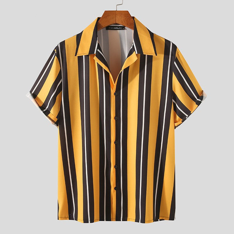 Streetwear Casual Men Shirt