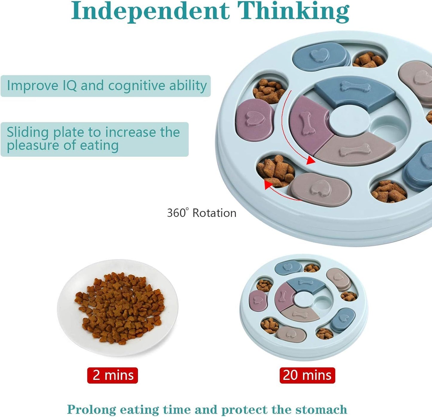Enrichment Food Puzzle Feeder Toy