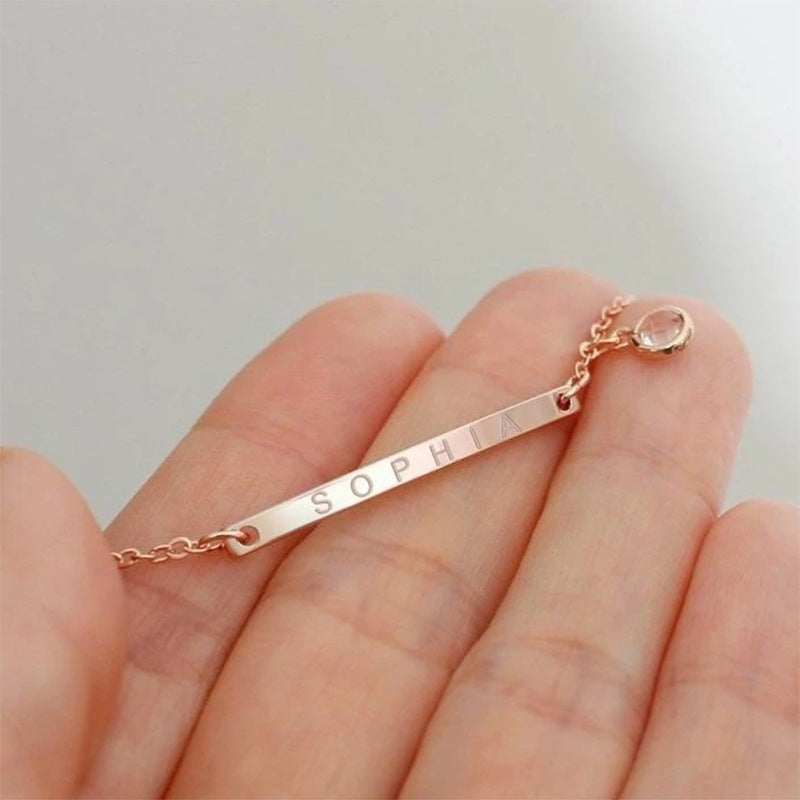 Personalized Custom Birthstone Bracelet