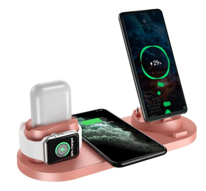 Wireless 6-In-1 Charging Dock Station
