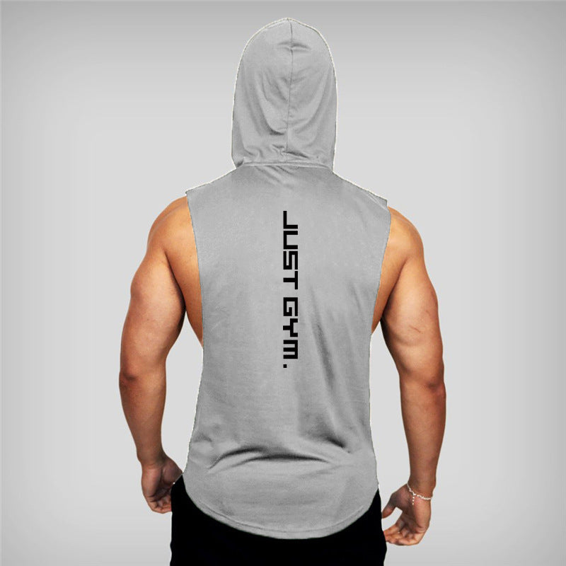 Fitness Men Hooded Vest