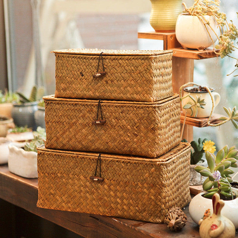 Straw Storage Basket