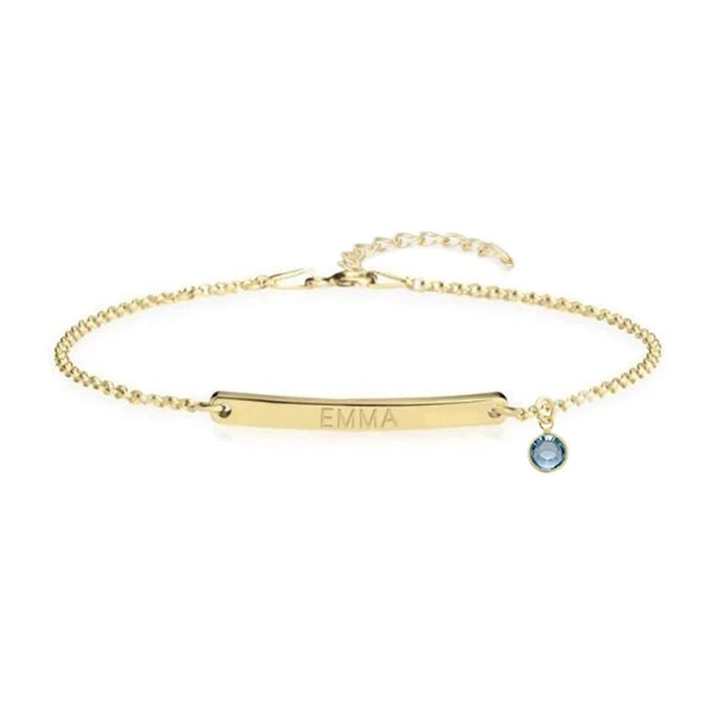 Personalized Custom Birthstone Bracelet