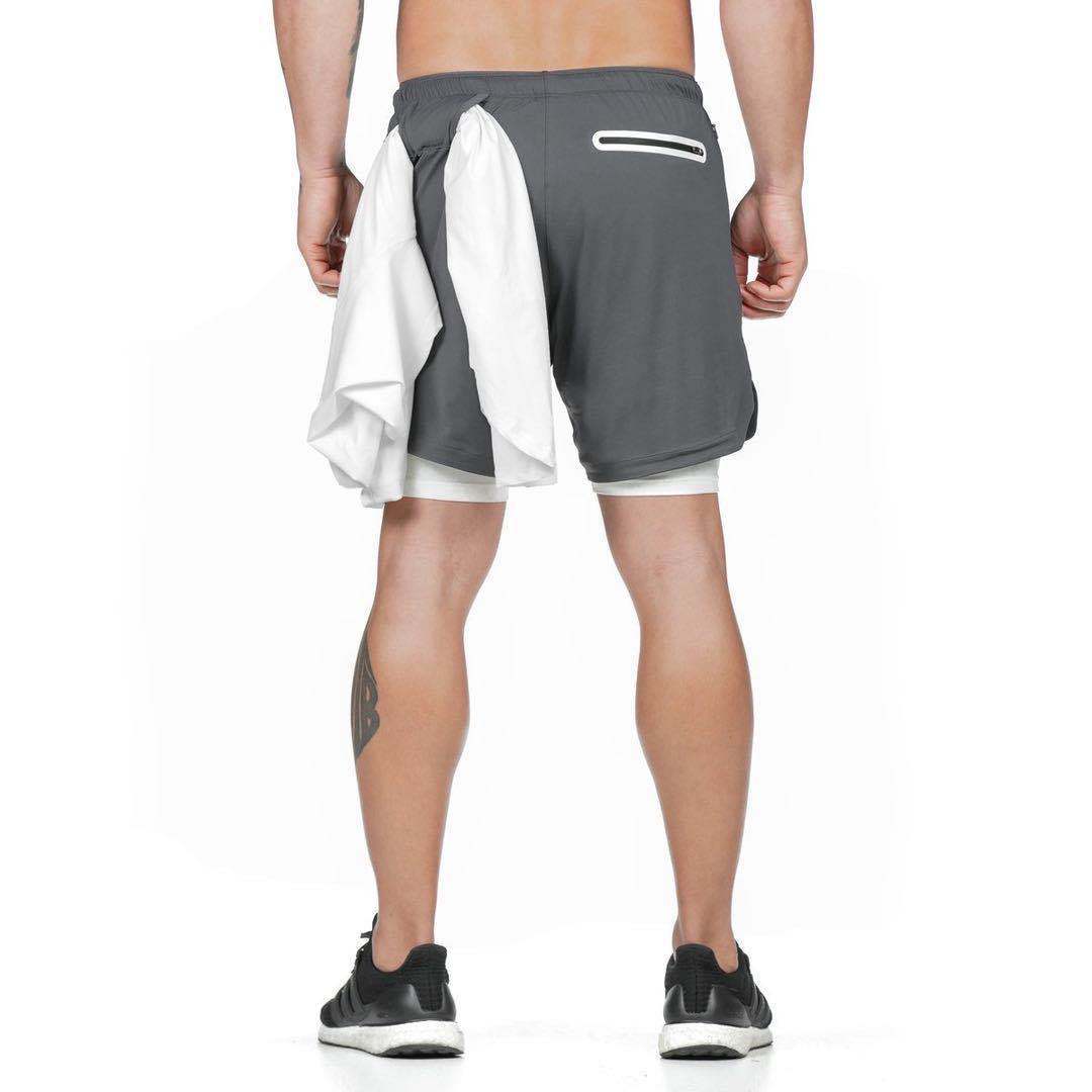 2-In-1 Double-Deck Quick Dry Shorts