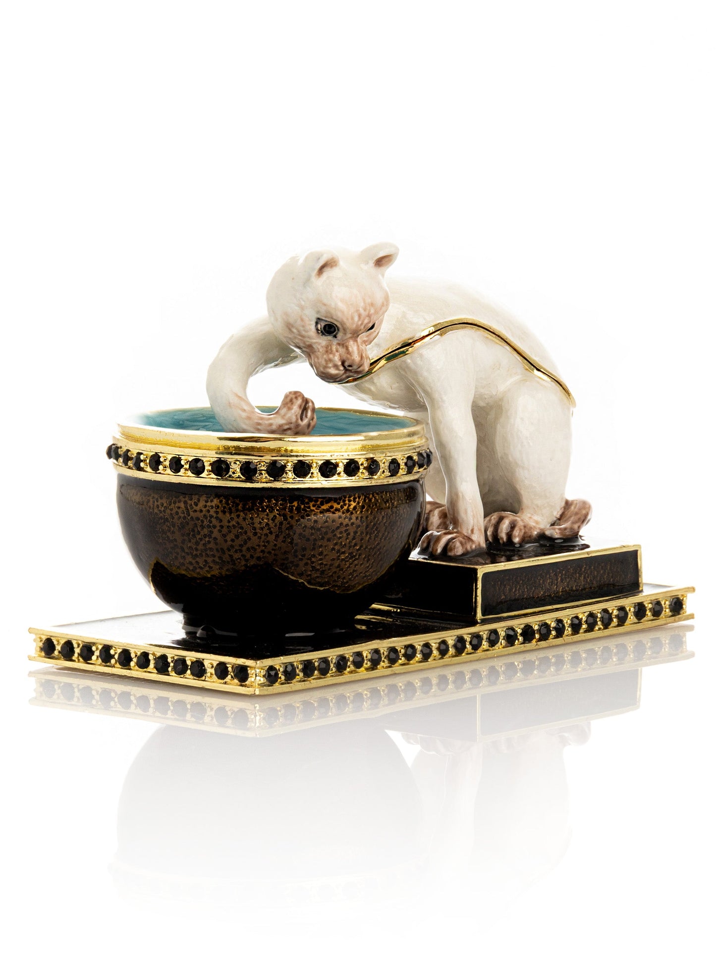 Curious Cat & Fish Limited edition of 250 Trinket Box
