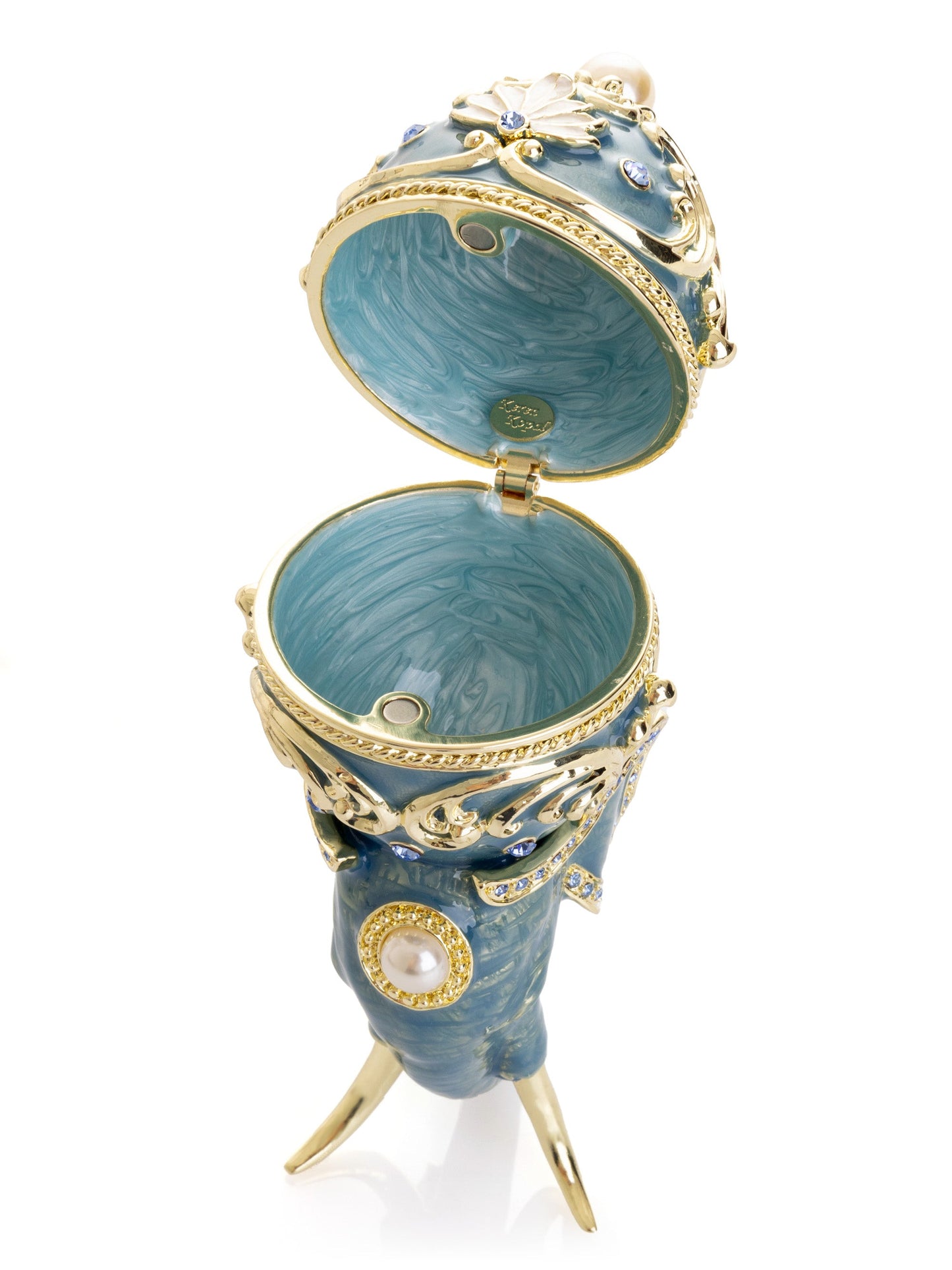 Unique Easter Egg Elephant Pedestal