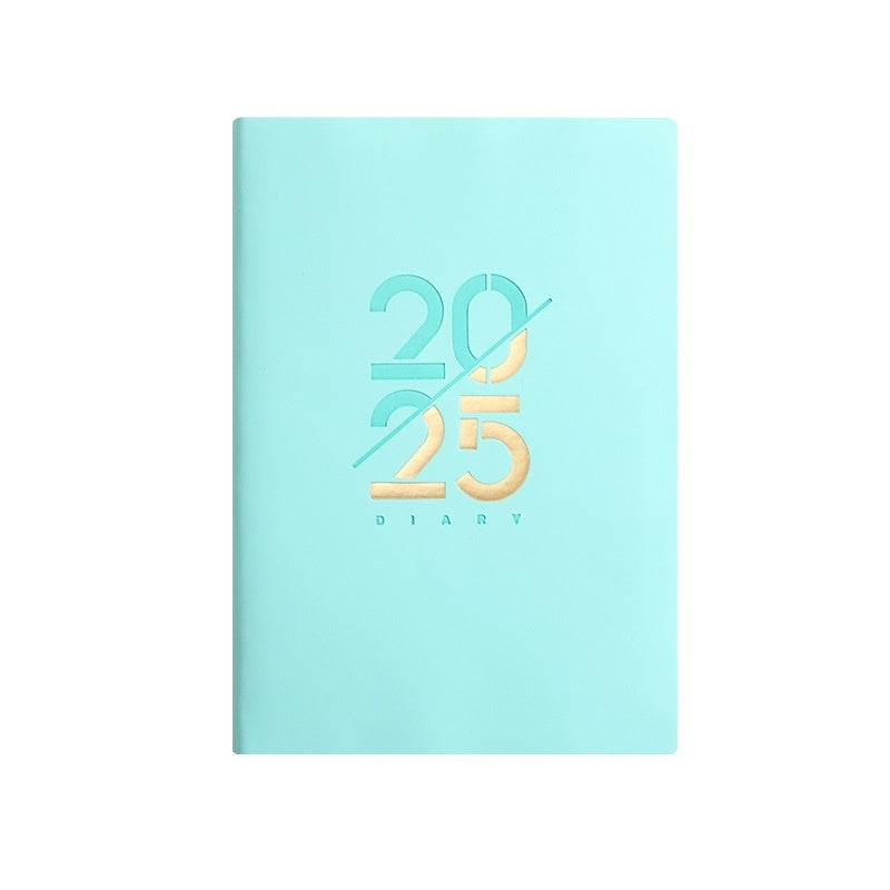 Soft Leather A5 Daily Plan Schedule Book