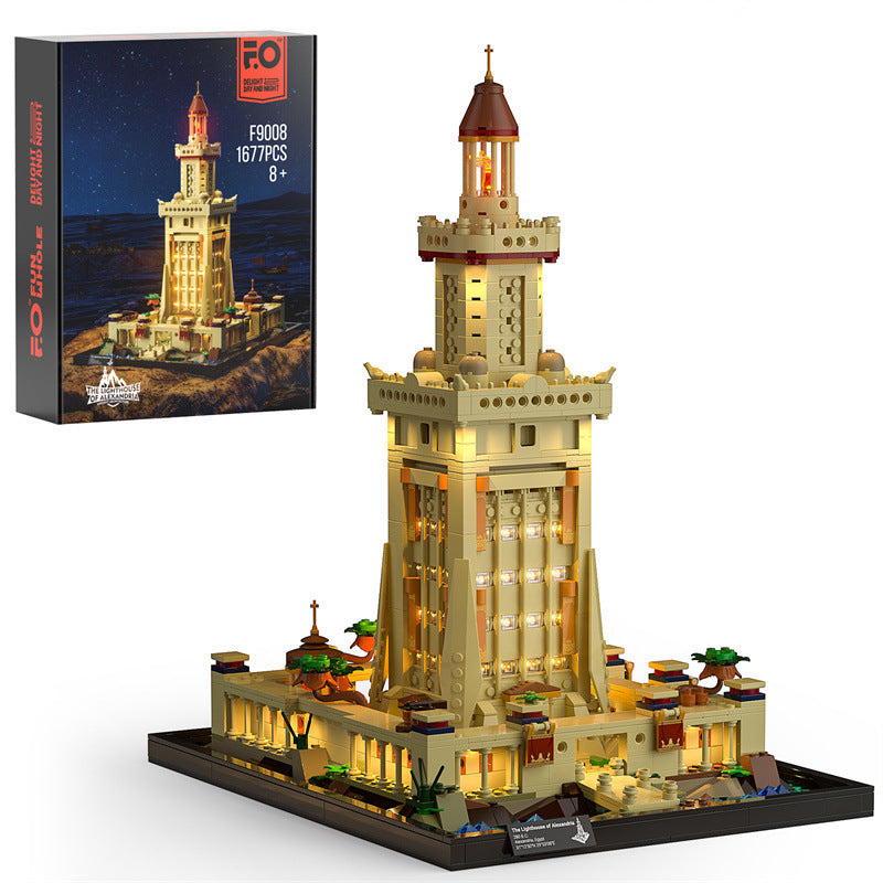 LED Building Block Lighting Building Puzzle Model