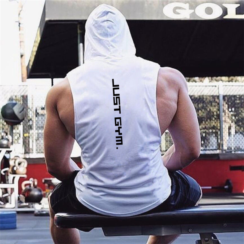 Fitness Men Hooded Vest