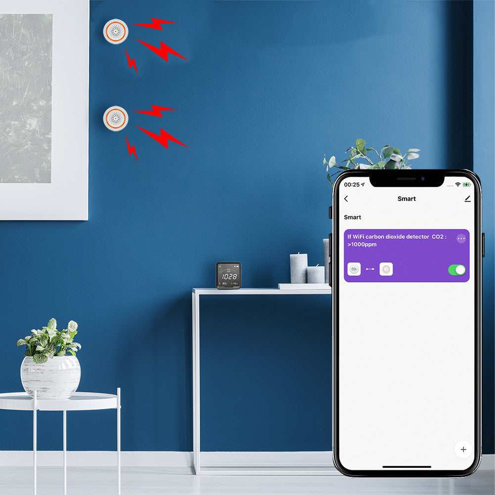 WIFI Smart Home Temperature And Humidity Sensor