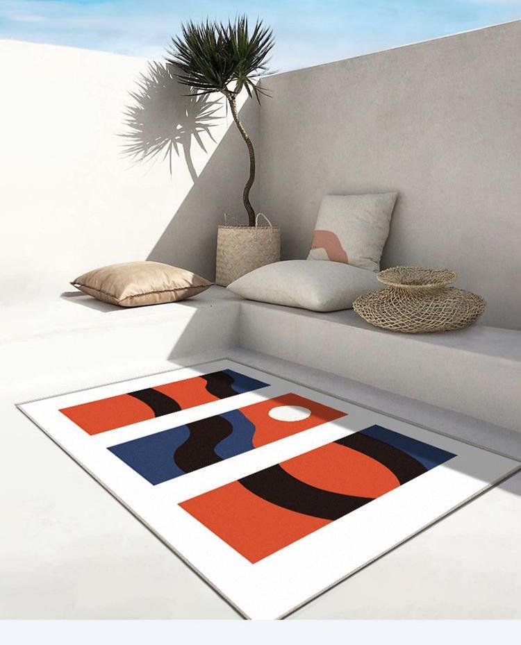 Modern Minimalist Living Room Carpet