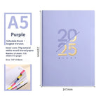 Soft Leather A5 Daily Plan Schedule Book