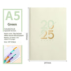 Soft Leather A5 Daily Plan Schedule Book