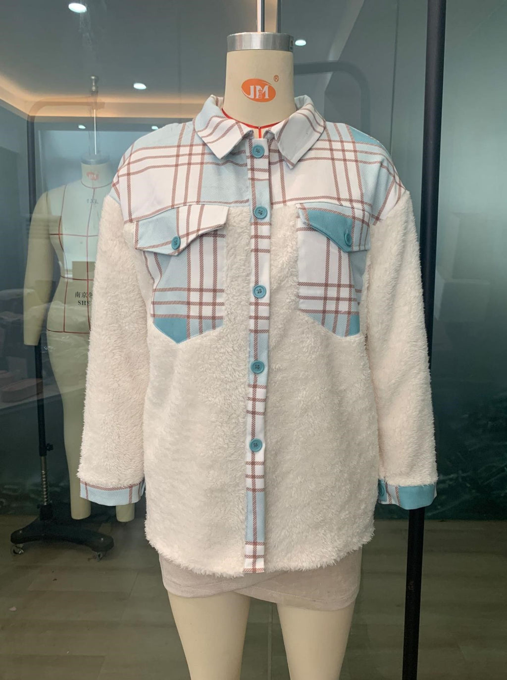 Ladies Christmas Mesh Cashmere Jacket