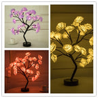 USB Rose Bonsai Tree Night Lamp