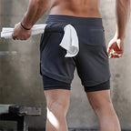 2-In-1 Double-Deck Quick Dry Shorts