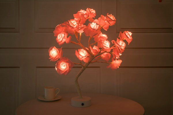 USB Rose Bonsai Tree Night Lamp
