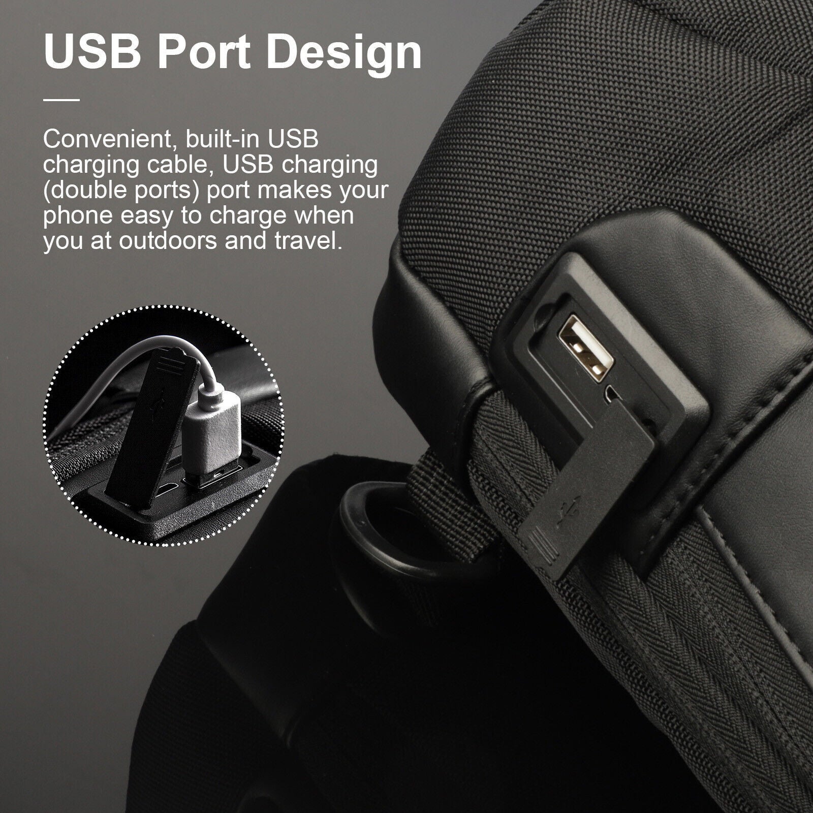 Multifunction Anti-theft  Sling Chest Bag
