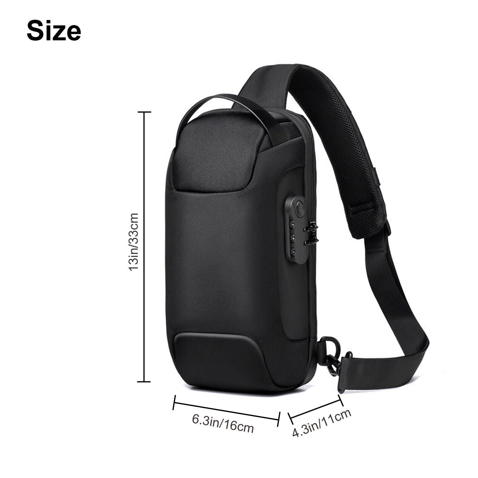 Multifunction Anti-theft  Sling Chest Bag