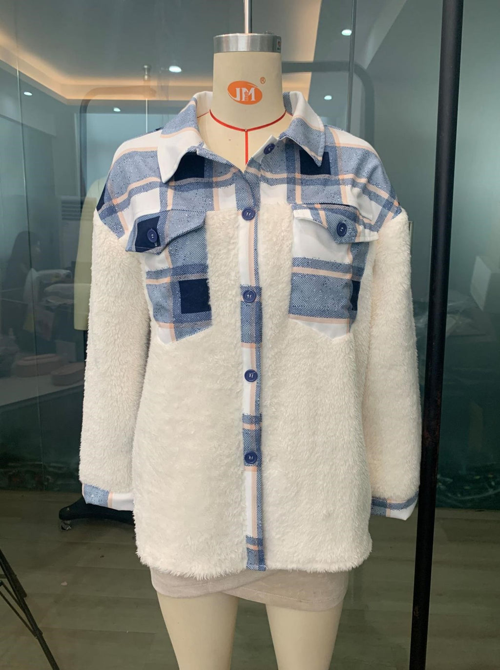 Ladies Christmas Mesh Cashmere Jacket