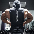 Fitness Men Hooded Vest
