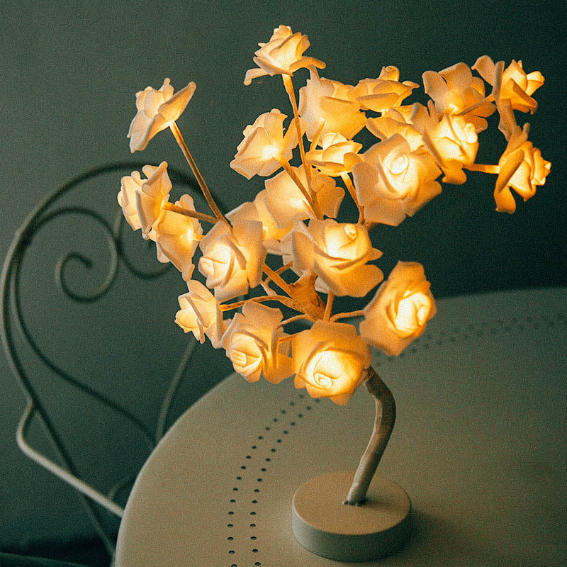 USB Rose Bonsai Tree Night Lamp