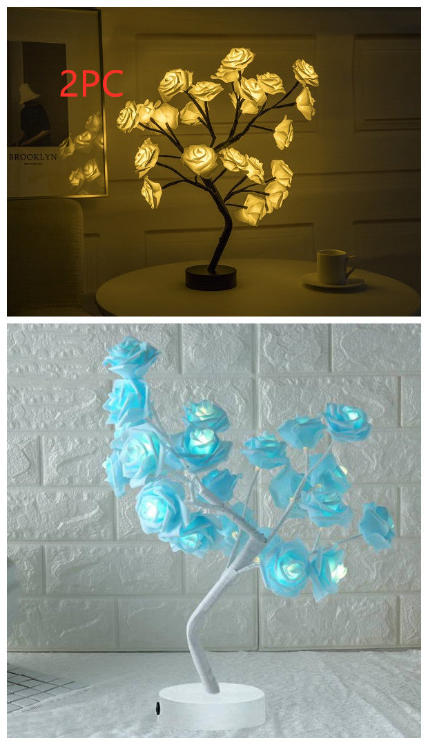 USB Rose Bonsai Tree Night Lamp