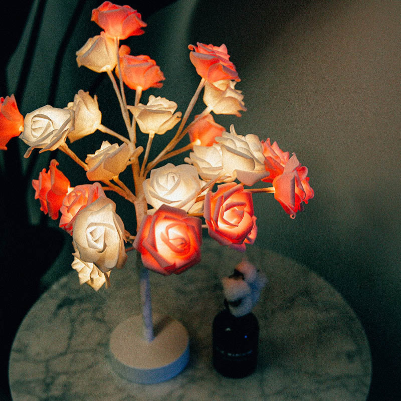 USB Rose Bonsai Tree Night Lamp