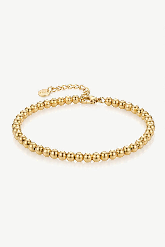 Gold Sphere Chain Bracelet by MUCHV - 571N