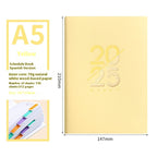 Soft Leather A5 Daily Plan Schedule Book