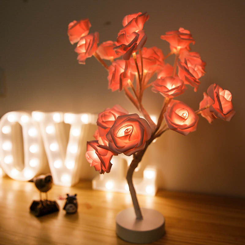 USB Rose Bonsai Tree Night Lamp