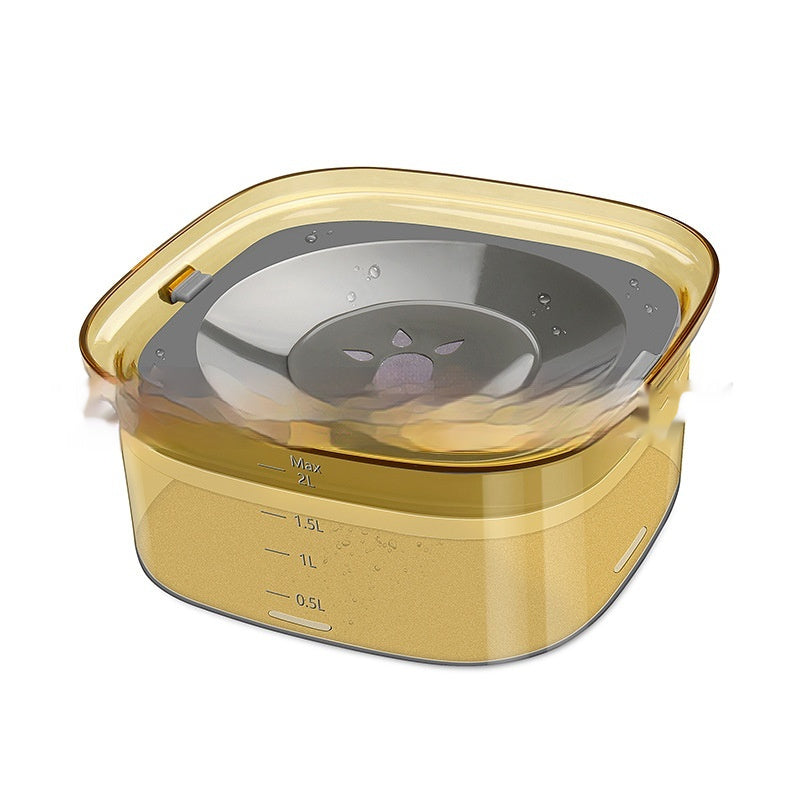 Large Capacity Spill Proof 70oz Dog Water Bowl