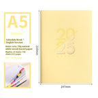Soft Leather A5 Daily Plan Schedule Book