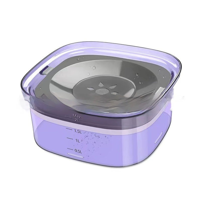 Large Capacity Spill Proof 70oz Dog Water Bowl