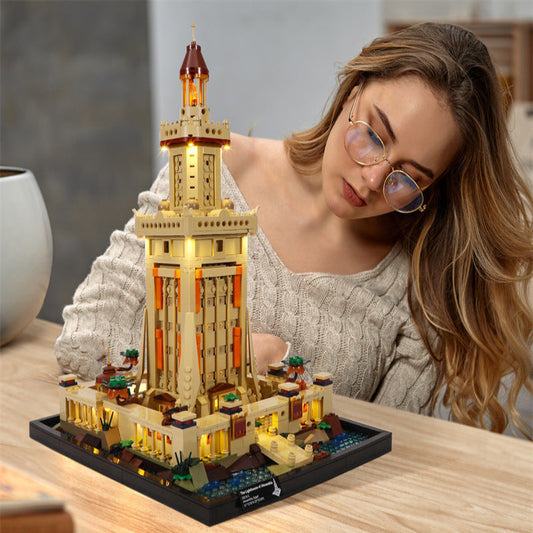 LED Building Block Lighting Building Puzzle Model