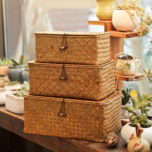 Straw Storage Basket
