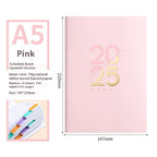 Soft Leather A5 Daily Plan Schedule Book