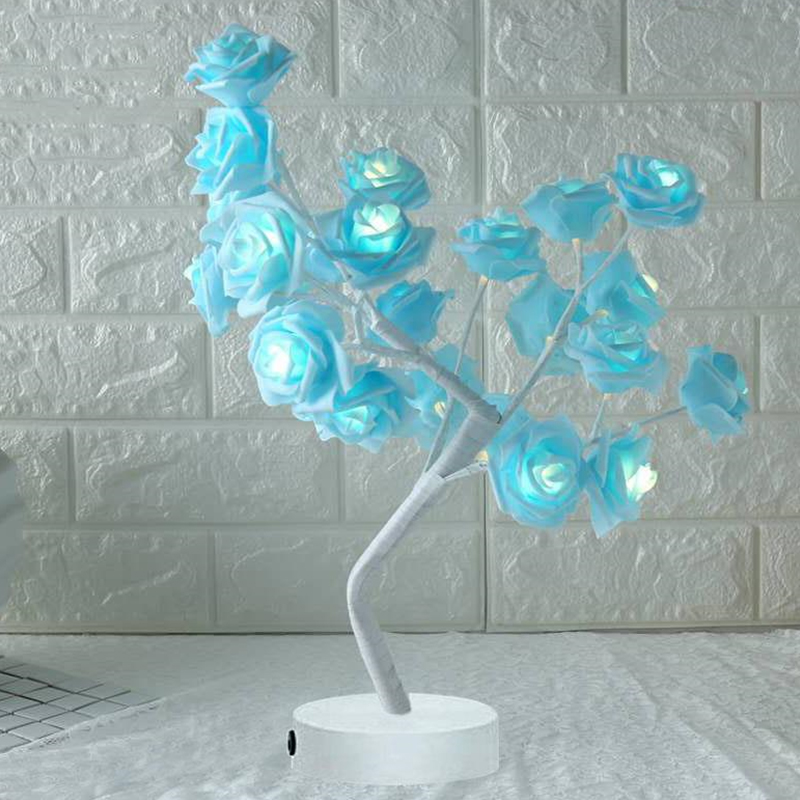 USB Rose Bonsai Tree Night Lamp