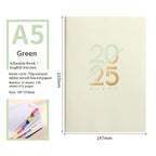 Soft Leather A5 Daily Plan Schedule Book